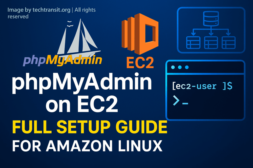Step-by-step installation and configuration of phpMyAdmin on Amazon EC2 using Amazon Linux 2