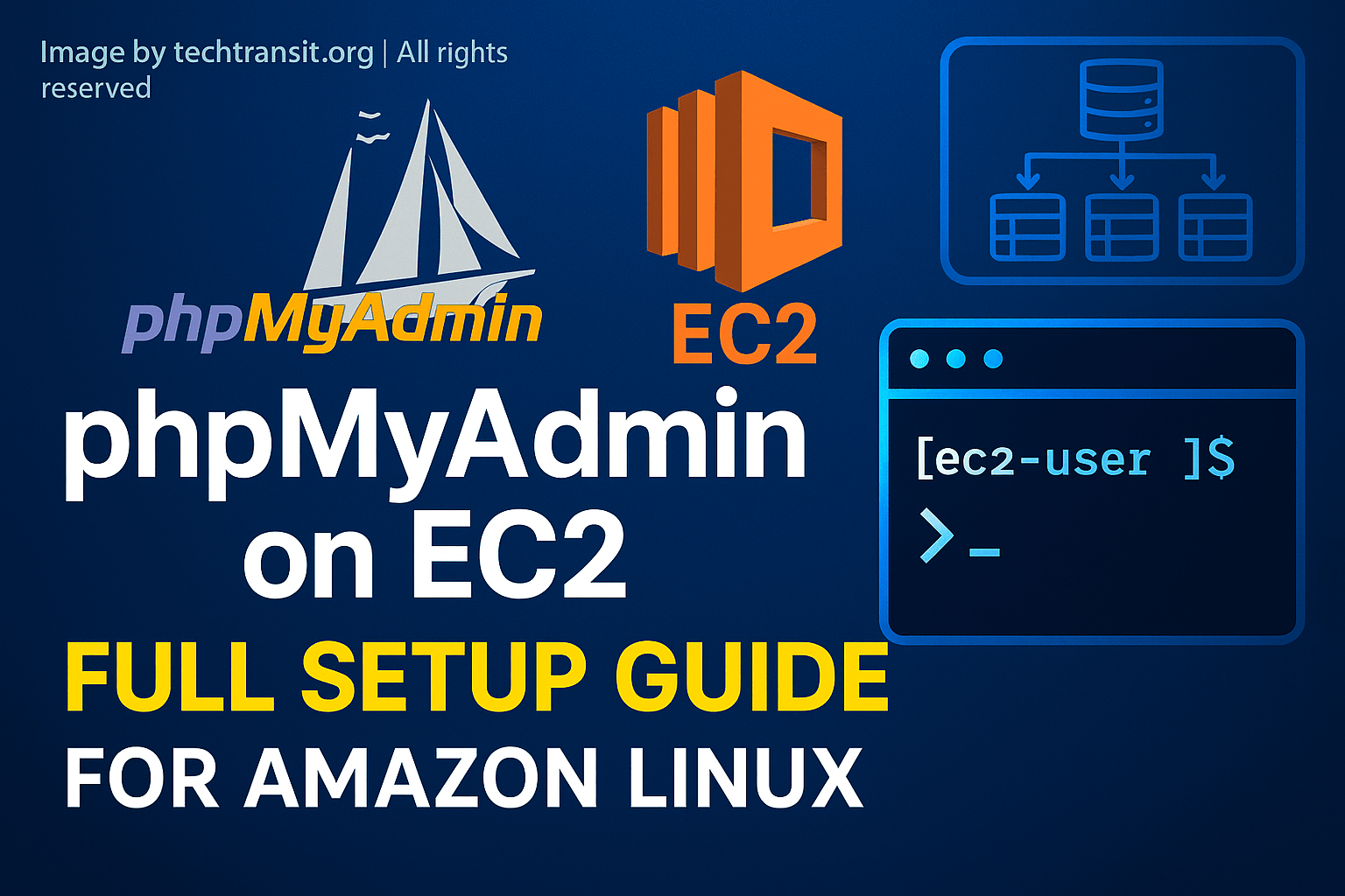 Step-by-step installation and configuration of phpMyAdmin on Amazon EC2 using Amazon Linux 2