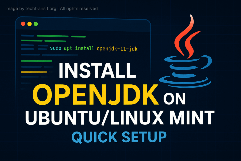 Terminal-based guide for installing and configuring the latest OpenJDK on Ubuntu and Linux Mint systems