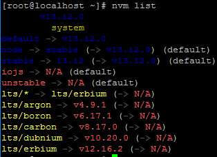 nvm install node version nvm install node version