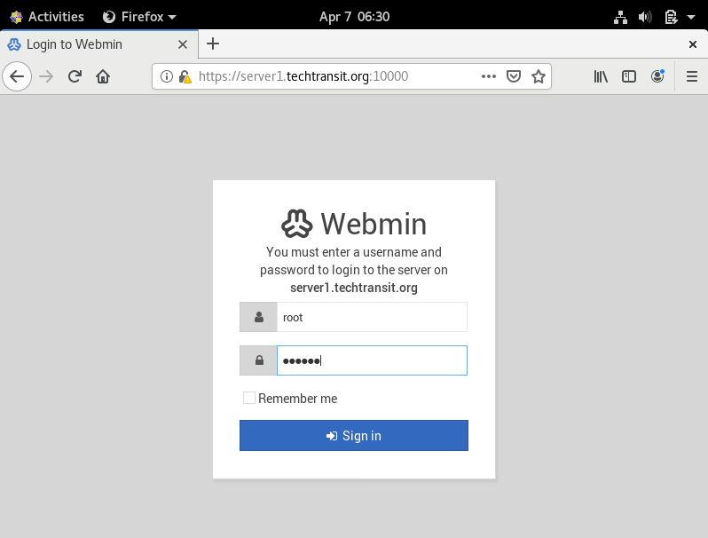 Install Webmin on Linux