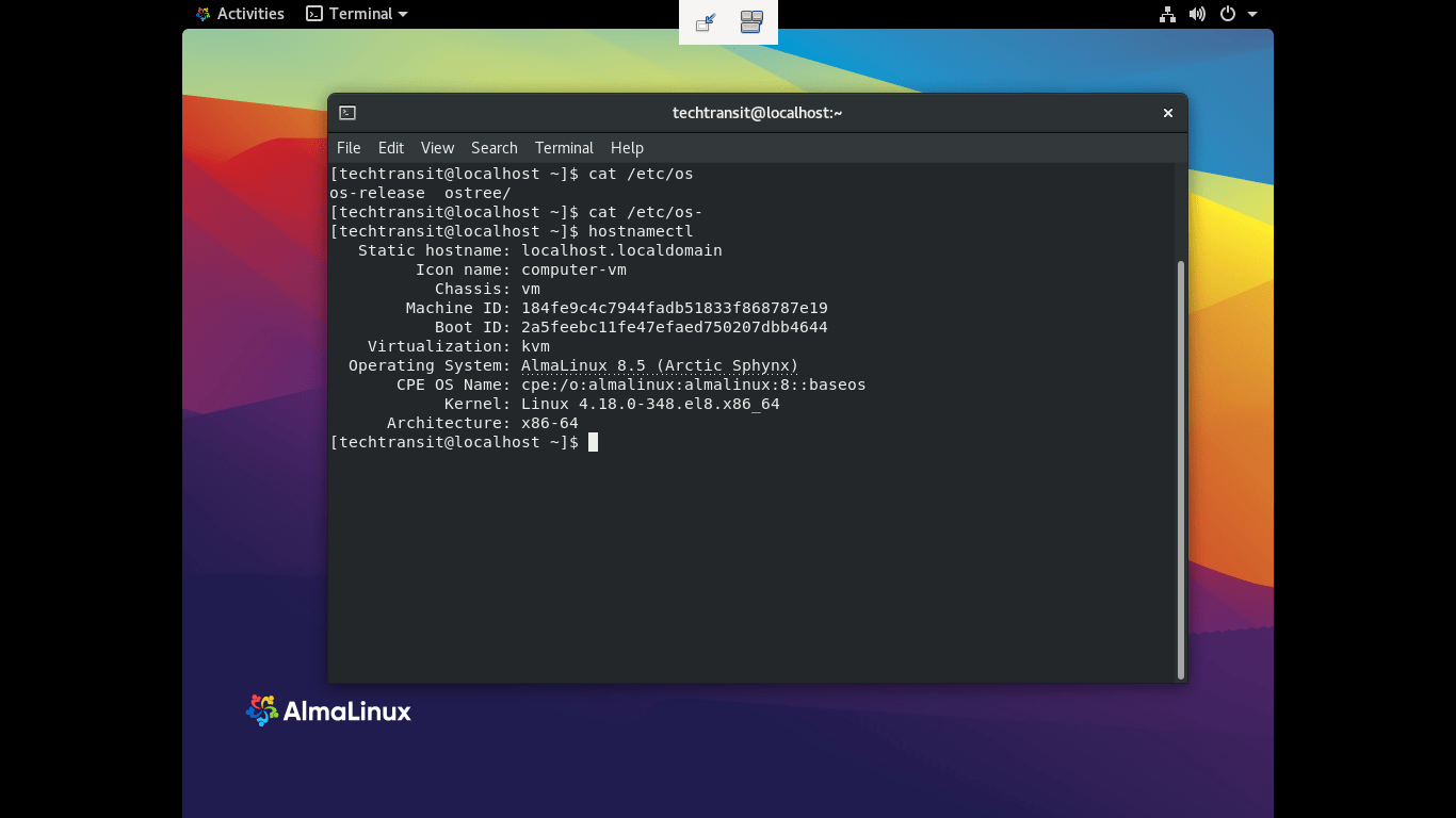 Steps to Install Free Enterprise AlmaLinux 8 Operating System