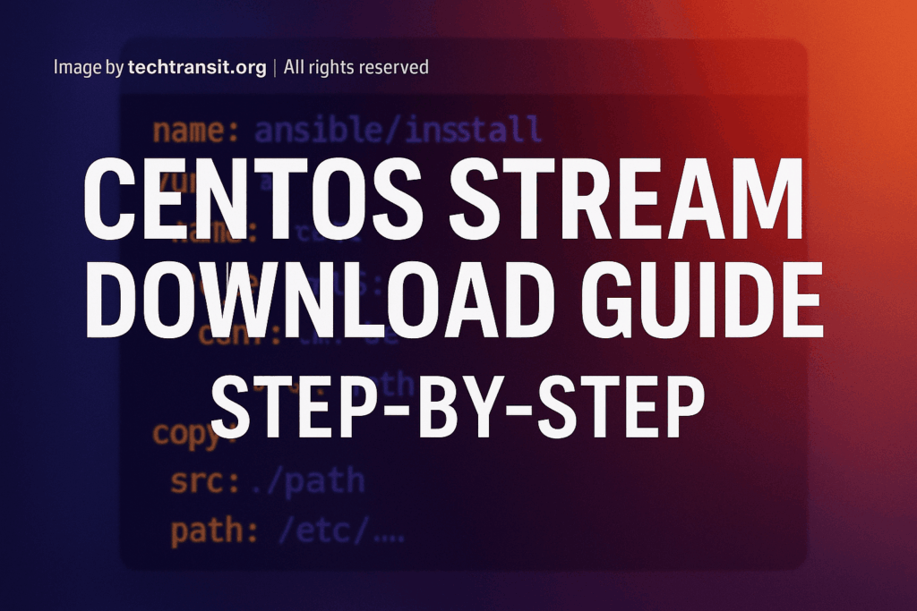 CentOS Stream Download Guide – ISO, Container, and RPM Package Setup