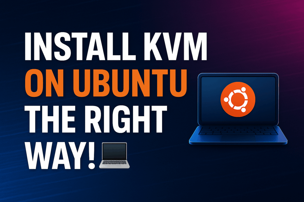 Install KVM on Ubuntu
