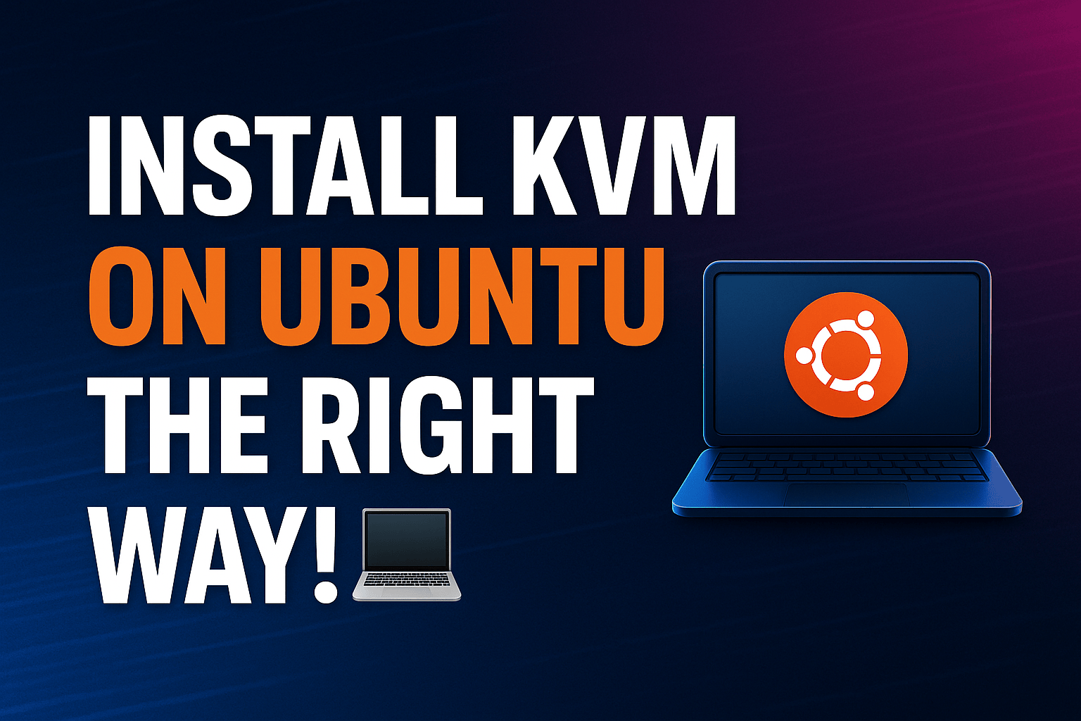 Install KVM on Ubuntu
