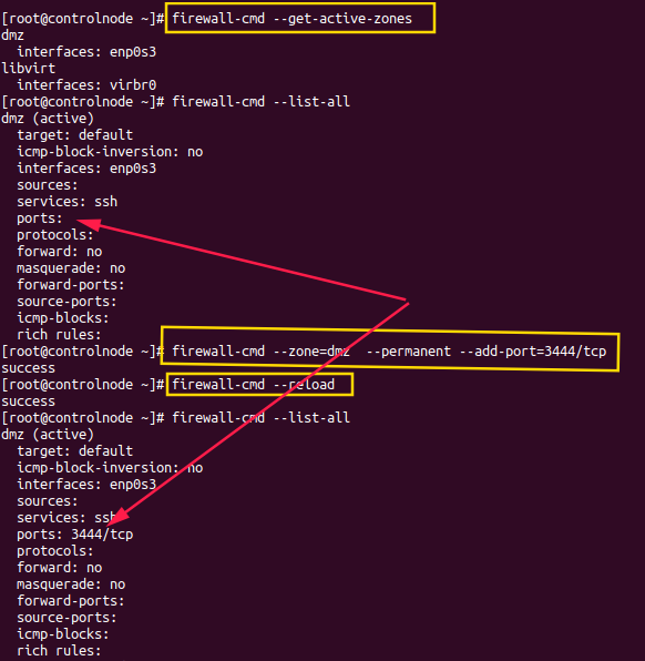 Firewall Open Port  , centos allow port firewall ,centos firewall-cmd open port , open port centos 7 firewalld